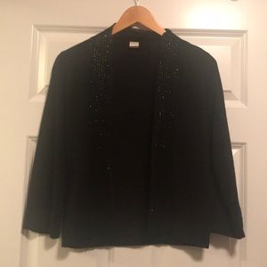 J. Crew beaded cardigan sweater/shrug.